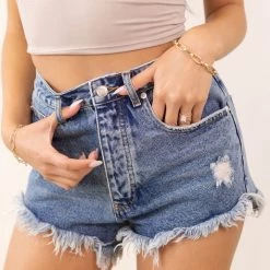 Signature 8 Can't Stop It Distressed Jean Shorts Featured