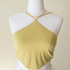 Illa Illa Featured Keep Quiet Asymmetrical Tube Top