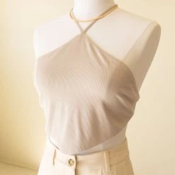 Illa Illa Featured Keep Quiet Asymmetrical Tube Top